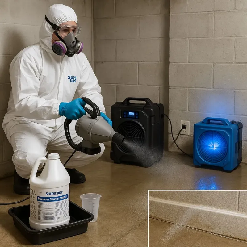 Sanitization and Odor Removal process in North Charleston, SC